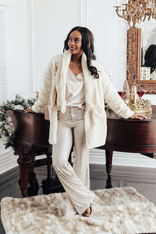 chic outfits for office christmas party