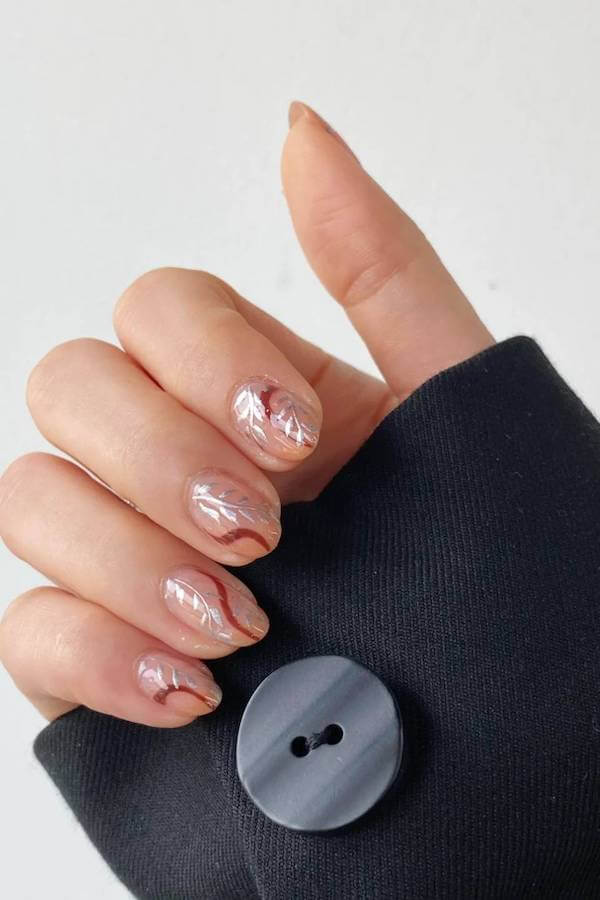 classy fall nails