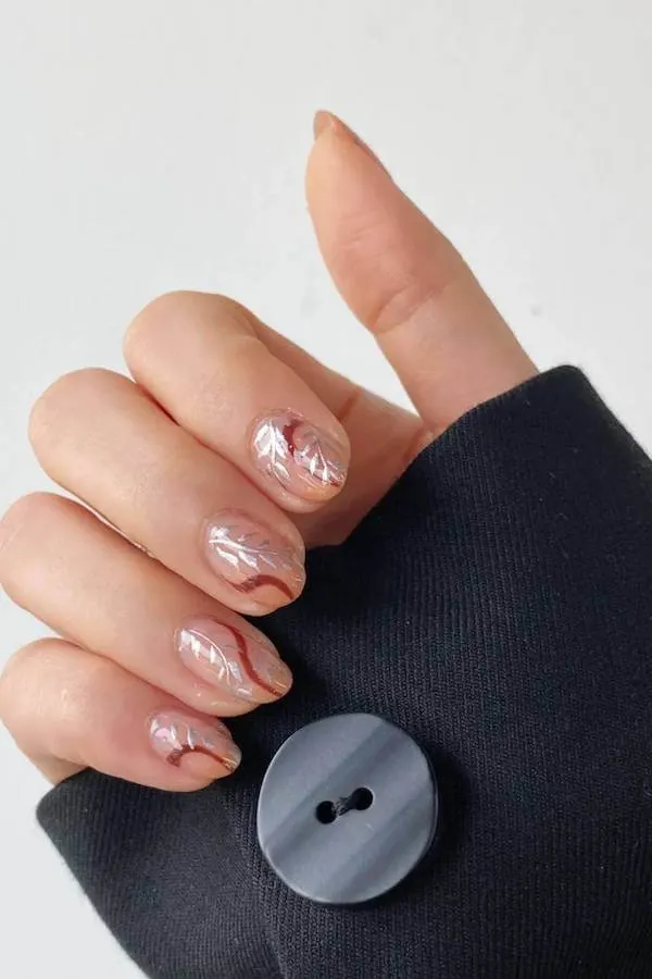 classy fall nails