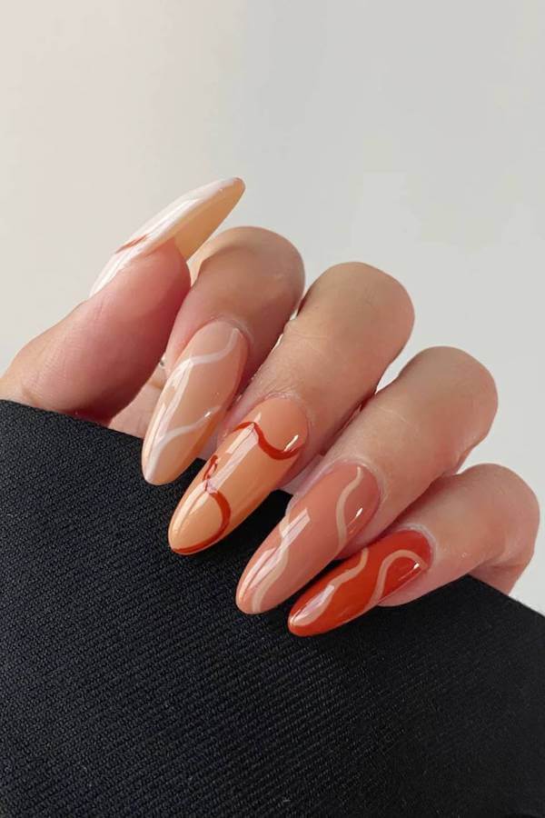 classy fall nails