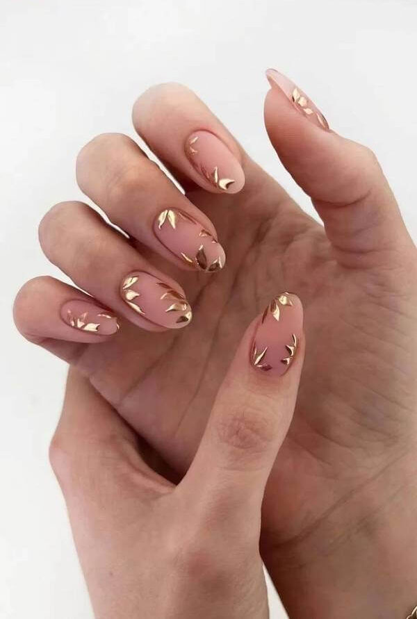 classy fall nails