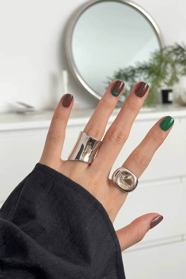 classy fall nails
