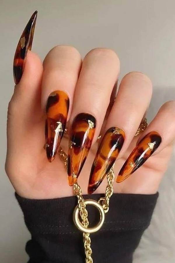 classy fall nails