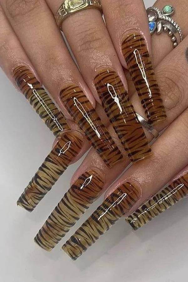 classy fall nails