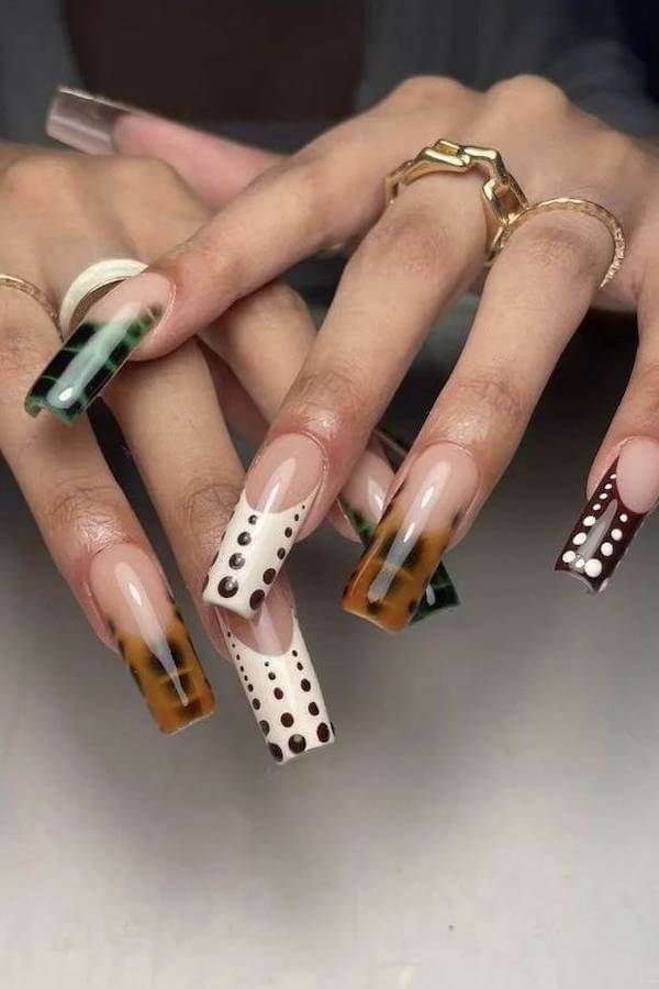 classy fall nails