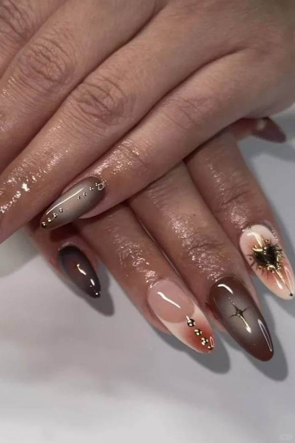 classy fall nails