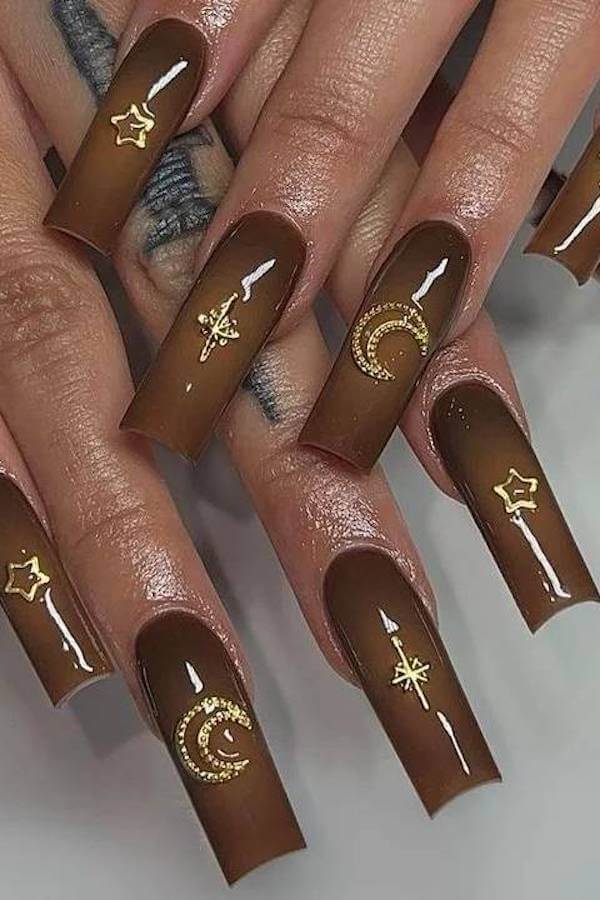 classy fall nails
