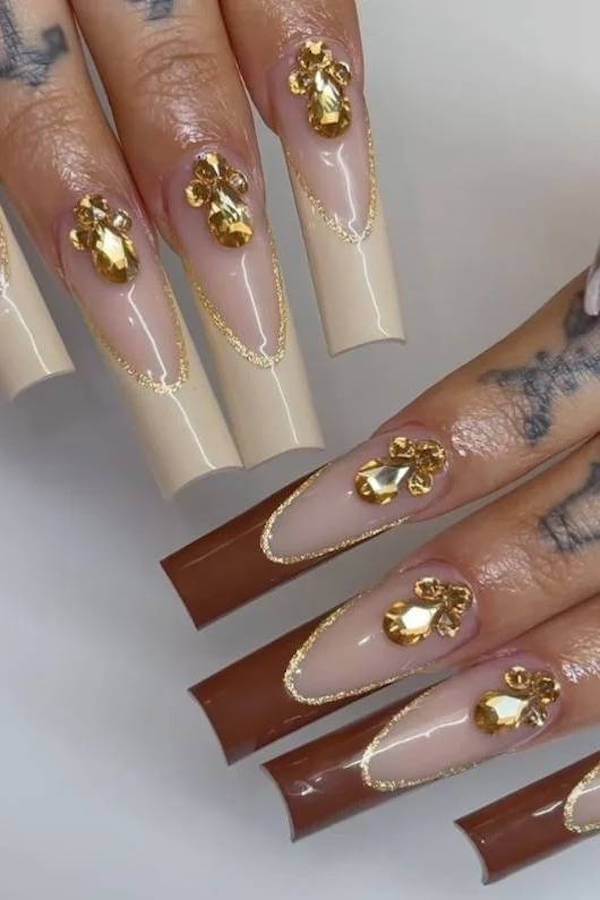 classy fall nails
