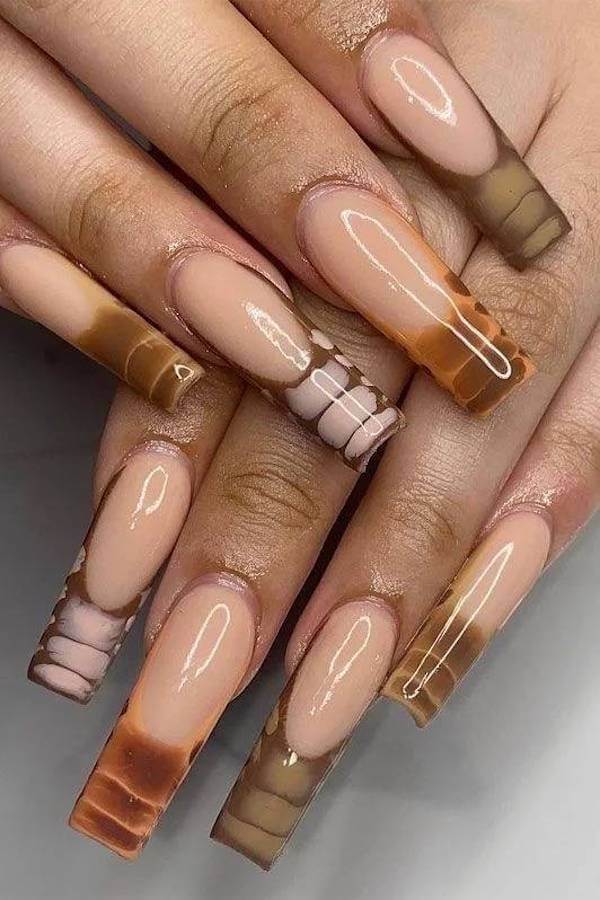 classy fall nails