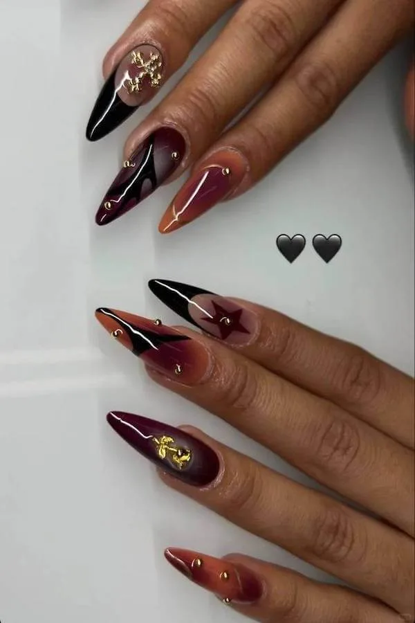 classy fall nails