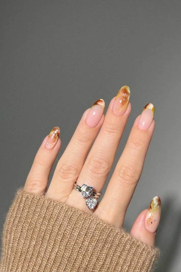 classy fall nails
