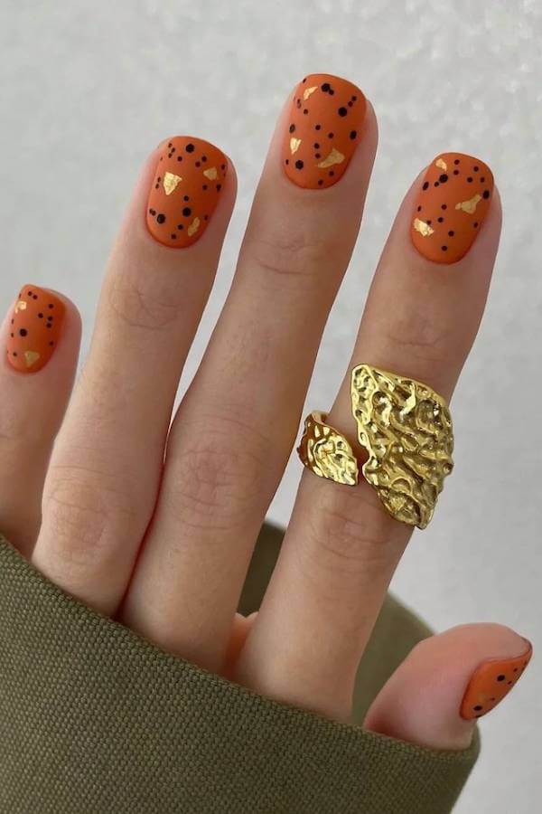 classy fall nails