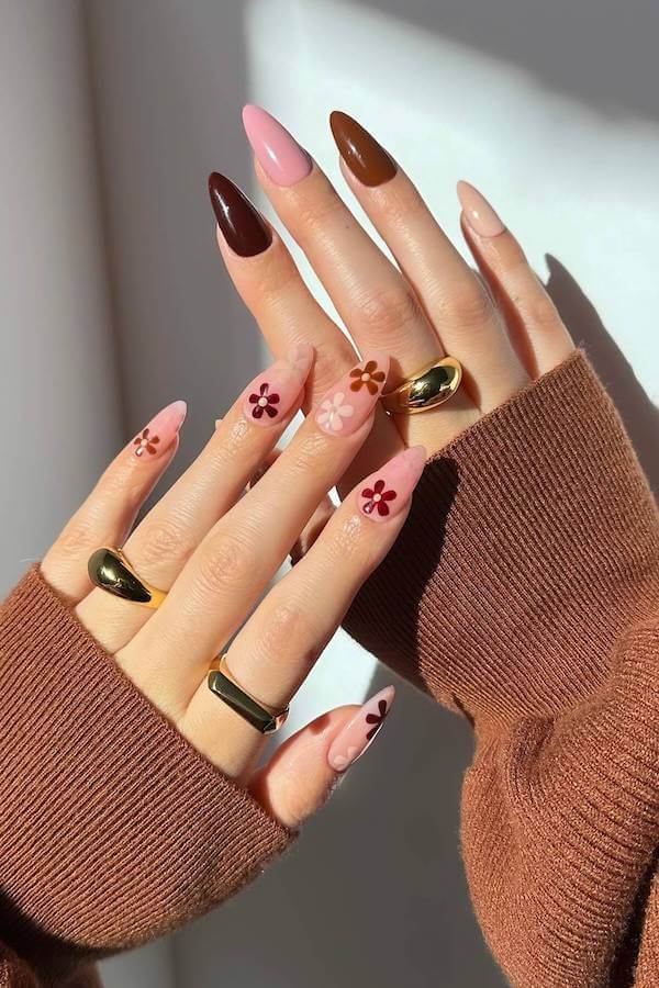 classy fall nails