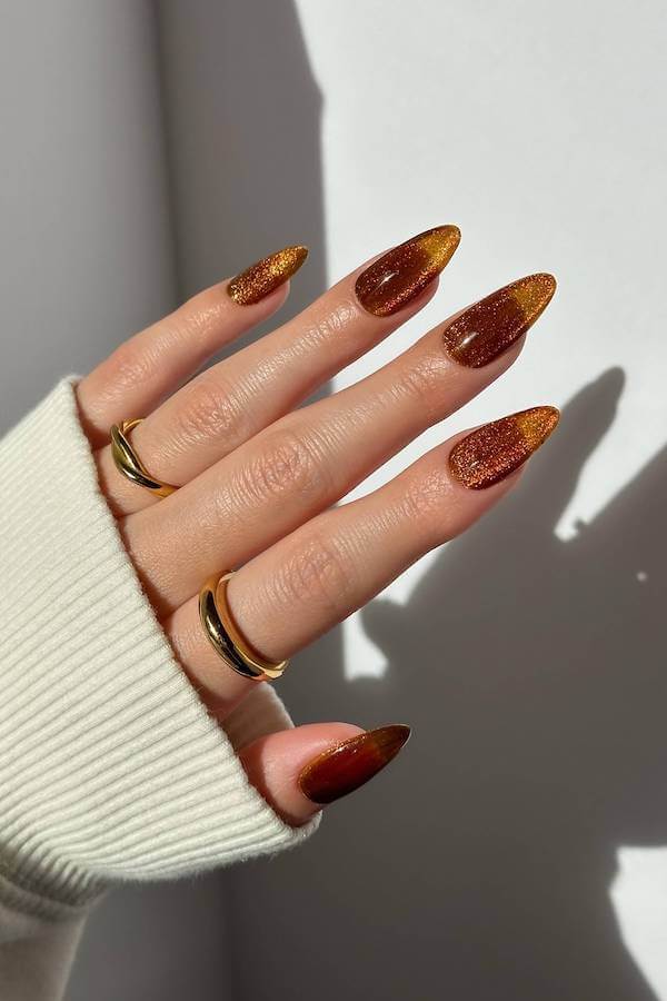 classy fall nails