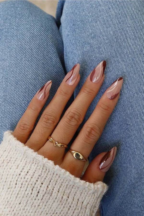 classy fall nails