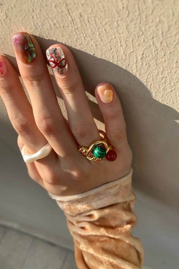 classy fall nails