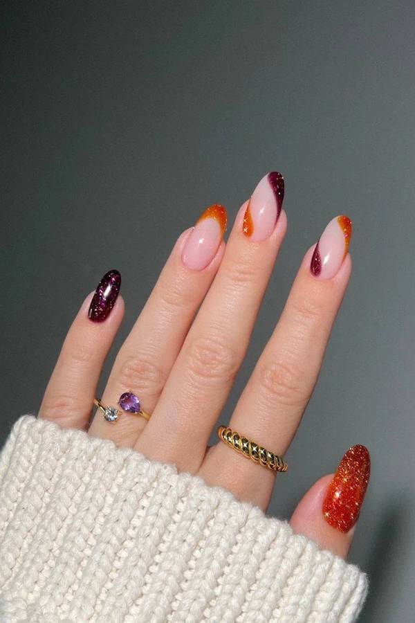 classy fall nails