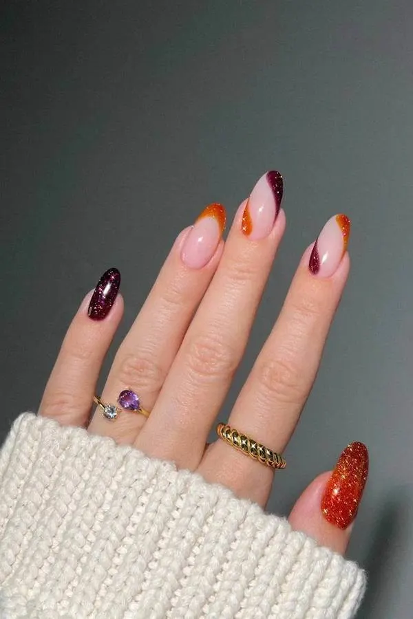 classy fall nails