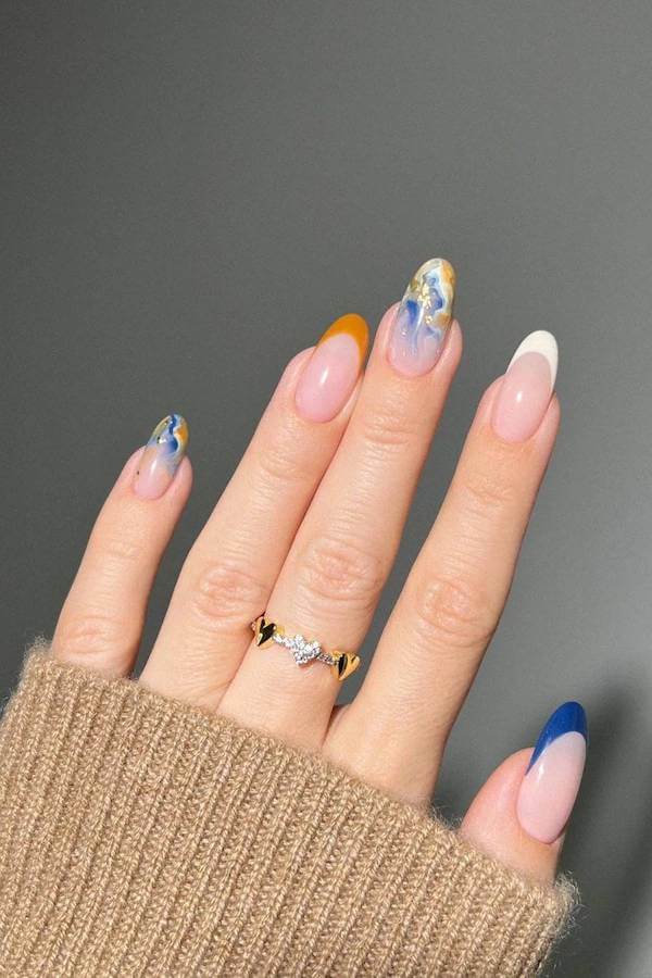 classy fall nails