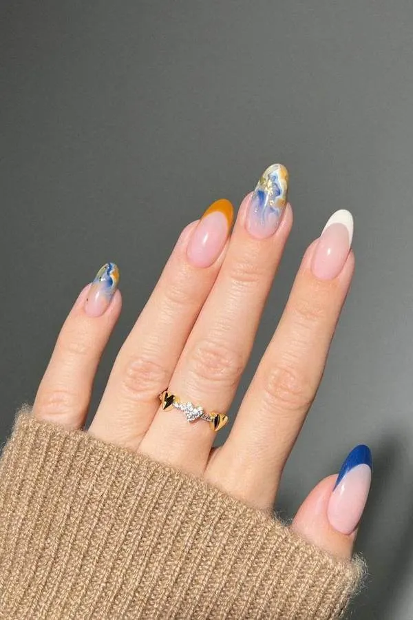 classy fall nails
