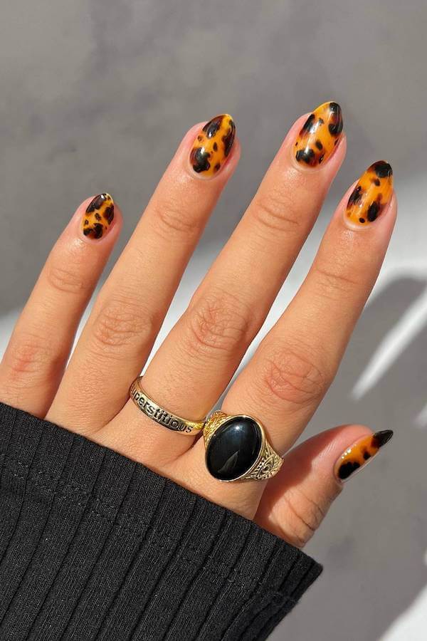 classy fall nails
