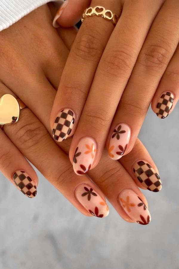 classy fall nails