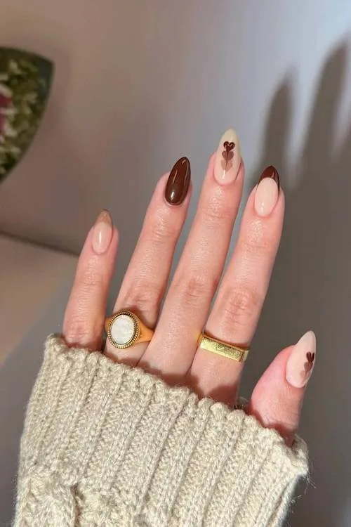 classy fall nail designs