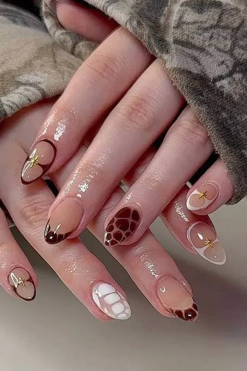 classy fall nail designs