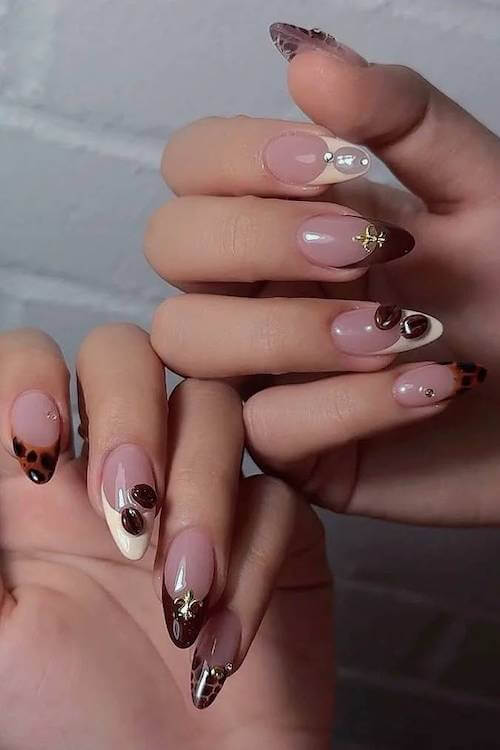 classy fall nail designs