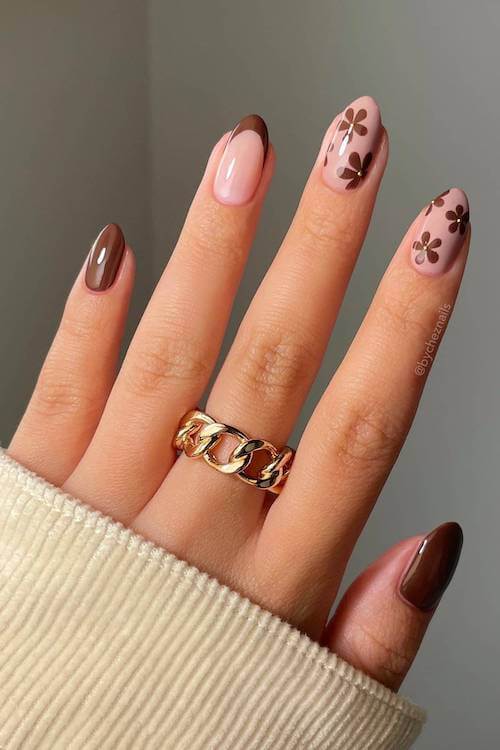 classy fall nail designs
