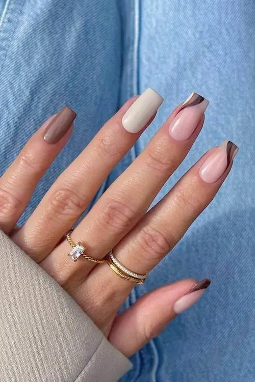 classy fall nail designs