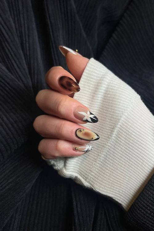 classy fall nail designs