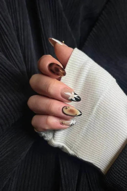 classy fall nail designs
