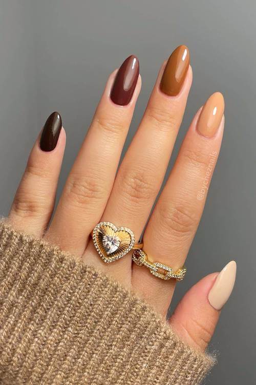 classy fall nail designs