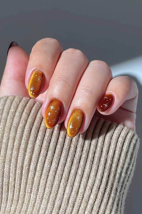 classy fall nail designs