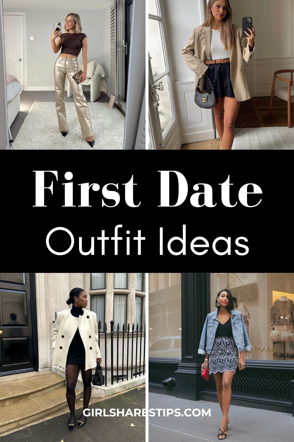 classy first date outfits women collage