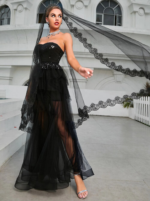 goth wedding dress