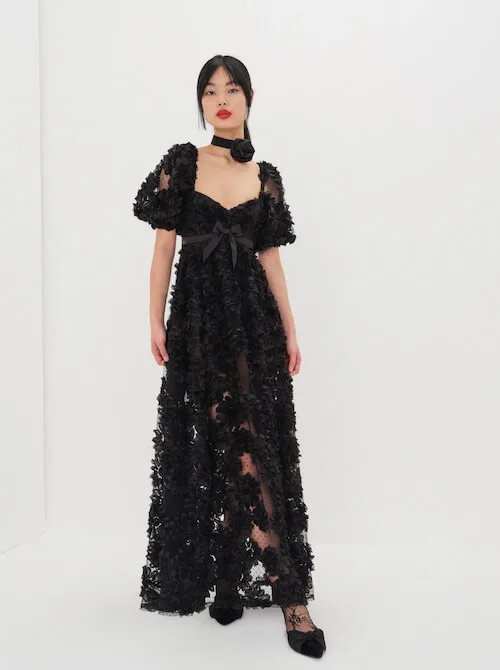 unique beautiful goth style long dress