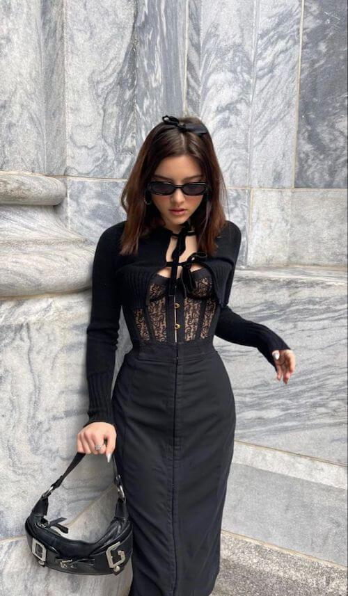 bodysuit goth outfit