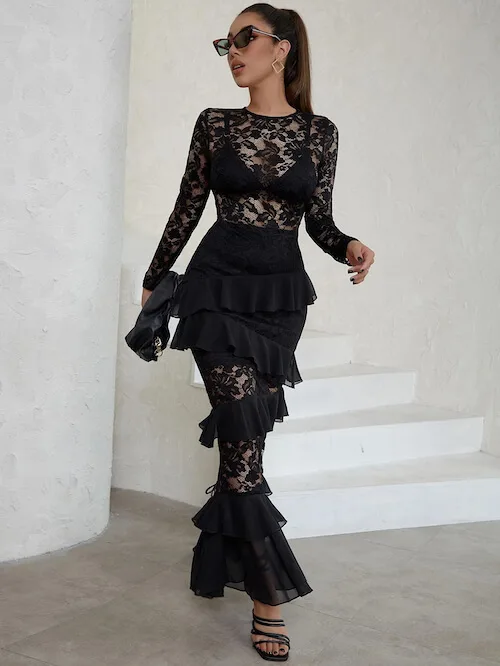 sexy and classy black goth outfits
