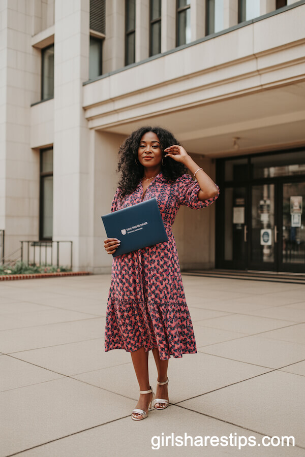 Vibrant Geometric Print Midi Dress