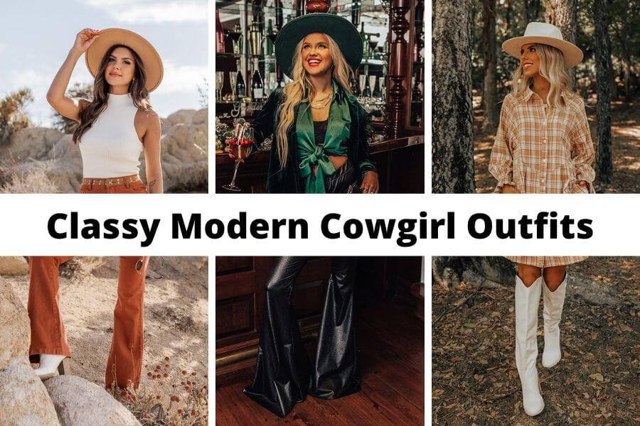 classy modern cowgirl outfits