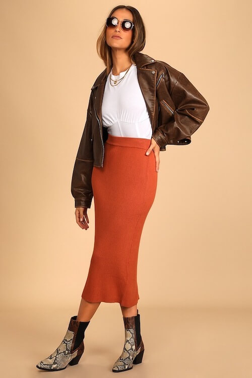 classy pencil skirt outfits