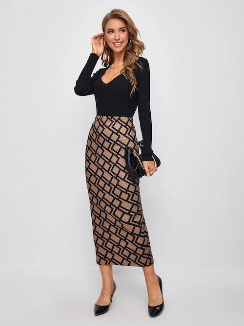 classy pencil skirt outfits