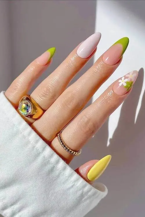 classy spring nails