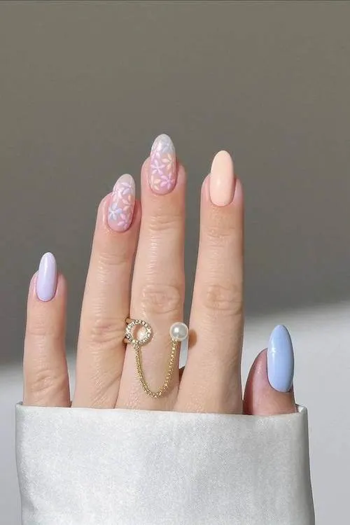 classy spring nails