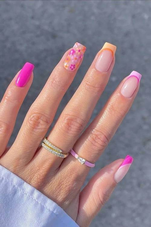 classy spring nails