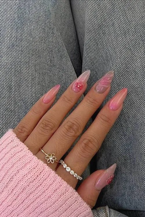 classy spring nails