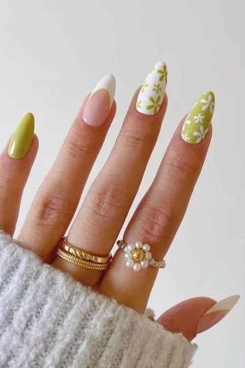 classy spring nails