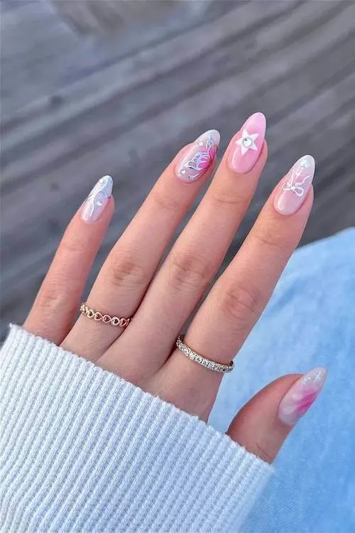 classy spring nails